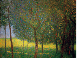 Купить греющую картину с фото репродукции Густава Климта Фруктовые деревья