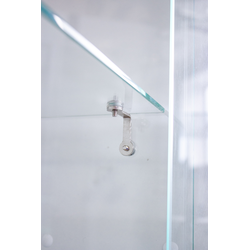 (TSV 5) Витрина пристенная стеклянная, со шкафчиком