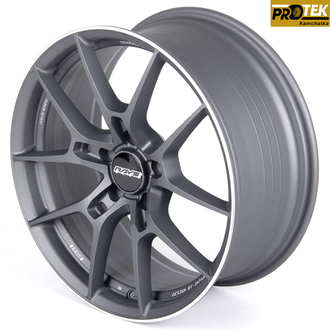 Комплект дисков R18 8,0J ET+38 5*114,3 RAYS 5090X-SV281 Графит матовый с полированным ободом (80853)