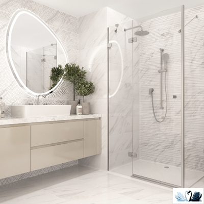 Плитка настенная Gracia Ceramica Celia white wall 01 25 х 60 см мрамор