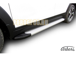 Пороги на Lifan X60 (2016-...) Optima Silver