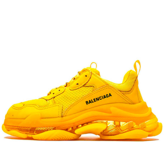 Кроссовки Balenciaga Triple S Clear Sole Yellow