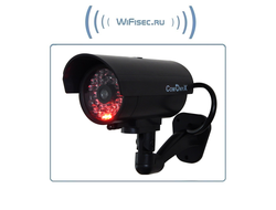 CO-DM025 Муляж уличной камеры видеонаблюдения, с отсеком для двух батарей типа АА