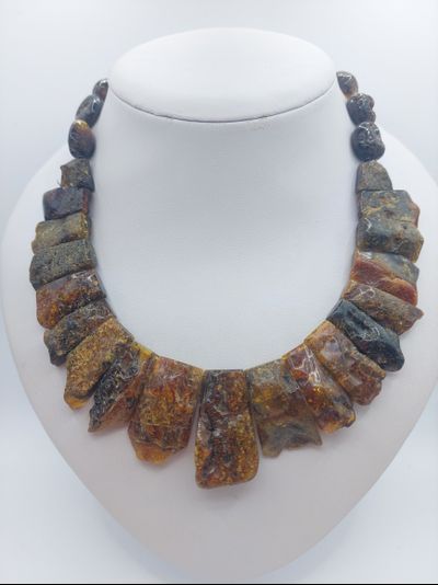 Колье из "дикого " янтаря 07308