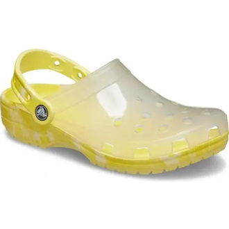 CROCS CLASSIC TRANSLUCENT BLEACH DYE CLOG ЖЕЛТЫЕ