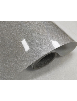 Термопленка "SEF" серия FLEXCUT GLITTER 02 SILVER, 350 мкм
