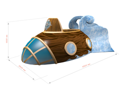 Мягкий игровой элемент «Подводная лодка»