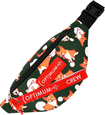 Бирка - брелок для ключей Optimum Crew, красная