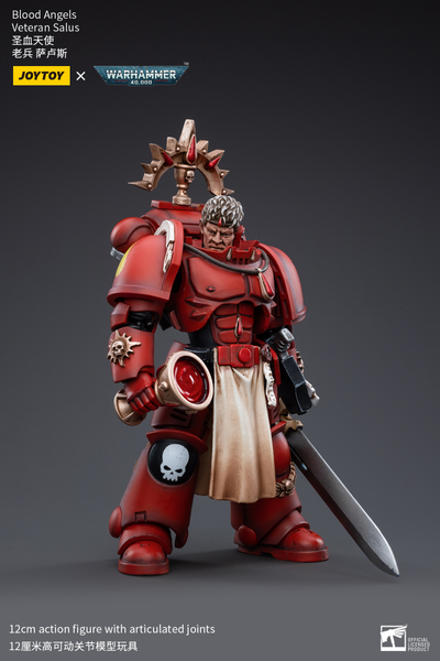 Салюс, ветеран Кровавых Ангелов (Warhammer 40k) - КОЛЛЕКЦИОННАЯ ФИГУРКА 1/18 Blood Angels Veteran Salus (JT3389) - JOYTOY
