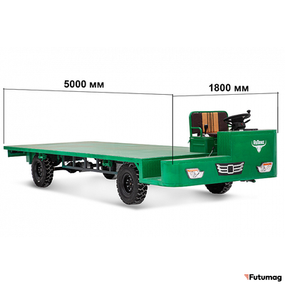 Платформенная тележка электрическая RuTrike БАЗА