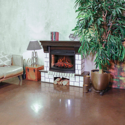 камин Стоун AO с очагом FireField 25