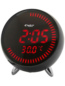 Сетевые часы Спектр СК 1010-Ч-К