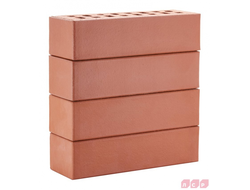 Клинкерный кирпич облицовочный пустотелый ЛСР Лондон красный гладкий 250х85х65 мм
