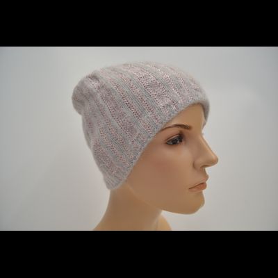 Vizio шапка S 3. 1604 CY серо розовая