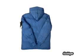 Пуховик STONE ISLAND NYLON METAL Голубой (S, M, L, XL)