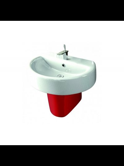 Умывальник тюльпан c полупьедесталом Sanita Luxe Best-55 с отверстием