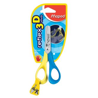 Ножницы детские Maped Vivo 12 см, для левшей концепция Reflex3D 472510