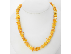 Бусы из матового янтаря 01163 45 см