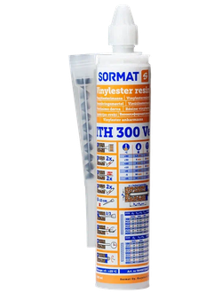 Анкер химический SORMAT ITH 300 VE, 300 мл, для бетона, кирпича, керамзита и камня (на основе винилэстеровой смолы)