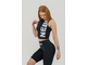 Шорты с высокой талией HIGH WAISTED BIKER SHORTS 10″ GYM THERAPY 628 черные
