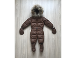 М. 260 Комбинезон Moncler коричневый (80, 98)