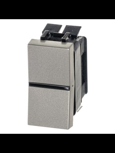 Переключатель одномодульный одноклавишный ABB Zenit N2102 CV, цвет - шампань