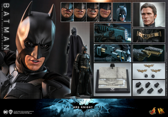 Бэтмен (Кристиан Бэйл, "Тёмный рыцарь: Возрождение легенды», The Dark Knight Rises) - Коллекционная ФИГУРКА 1/6 scale BATMAN (DX19) - Hot Toys