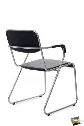 Кресло Nix Plus RCH OMKL-03 Черный/Металл окрашенный Хром