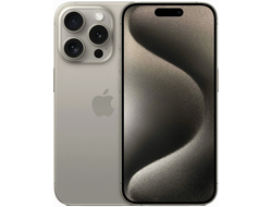 Apple iPhone 15 Pro 128GB Натуральный титан (Dual eSIM)