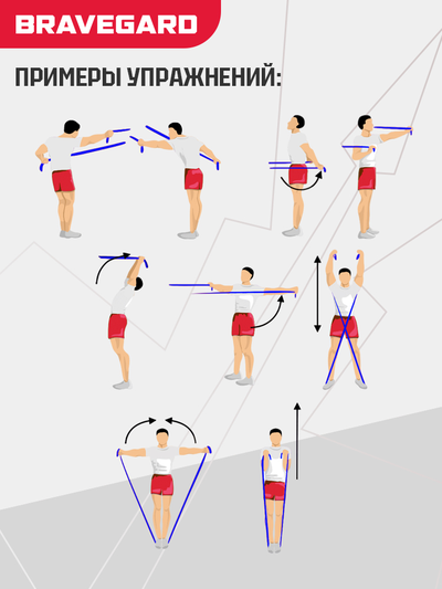 Борцовская резина лента (50х5)