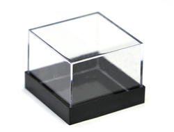 Бокс пластиковый для образцов, черный 28*28*21 №20211