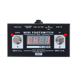AMT FS-2MIDI - MIDI-футсвитч для комбо гитарных усилителей и предусилителей [без БП]