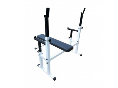 Скамья горизонтальная с регулируемыми стойками и подстраховкой под штангу Sport-Ta купить в Воронеже