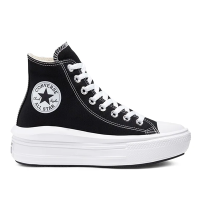 Кеды Converse All Star Move High Top высокие черные на платформе