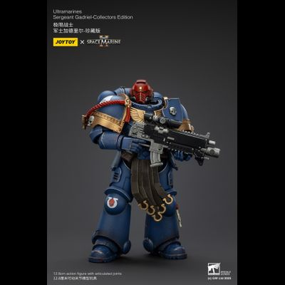 Гадриэль, сержант Ультрамаринов (Warhammer 40k, Spacemarine II) - КОЛЛЕКЦИОННАЯ ФИГУРКА 1/18 Ultramarines Collectors Edition - Sergeant Gadriel (JT01376) - JOYTOY