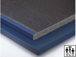 Татами Эконом ППЭ, 4 см, верх ПВХ, открытое дно, 200 кг/м3