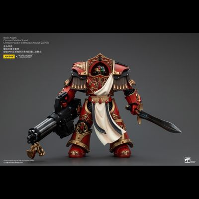Алый паладин Кровавых Ангелов (Warhammer Horus Heresy) - КОЛЛЕКЦИОННАЯ ФИГУРКА 1/18 Blood Angels Crimson Paladin with Iliastus Assault Cannon (JT00294) - JOYTOY
