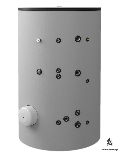 Комбинированный напольный водонагреватель 2000л, с двумя теплообменниками, эмалированный