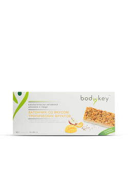 Батончики вкус тропических фруктов bodykey™ by NUTRILITE™, 14 х 58 г.