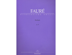 Fauré. Ballade Fis-Dur op.19 für Klavier