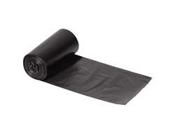 Мешок д/мусора ПНД 30 л (30 шт.) стопа с ручками черный 11 мкм (1/50 шт.)