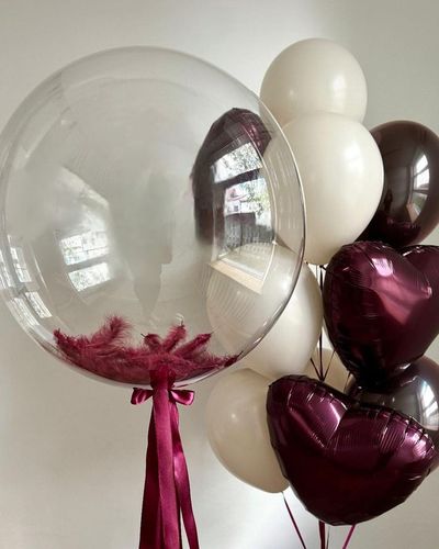 Сет из гелиевых шаров  &quot;Вишня&quot;