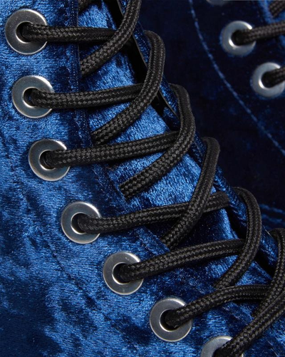 Ботинки Dr Martens 1460 Vegan Crushed Velvet Deep Blue
