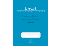 Bach, J. S. Inventions and Sinfonias BWV 772-801