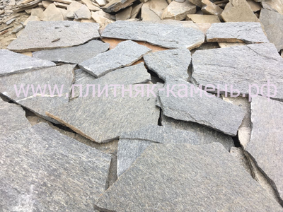 Плитняк кварцит серебро (Башкирия)