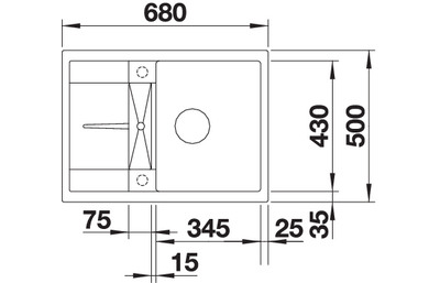 Мойка Blanco Metra 45S compact, 519572
