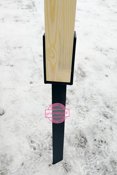 Опора металлическая для бруса 80х80 мм.