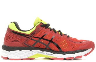 Кроссовки  ASICS GEL-KAYANO 22 красный-черный-желтый  T547N-2490 (Размеры: 9; 10)