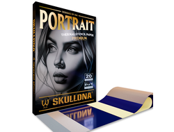 Трансферная бумага для термо перевода AVA SKULLDNA Portrait Thermal Stencil Paper, 20 листов