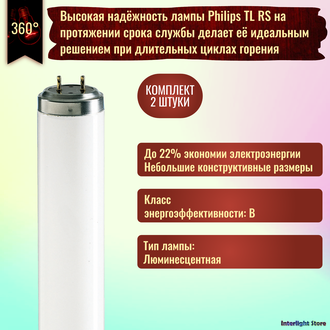 Philips TL-M RS 20w/33-640 Т12 G13